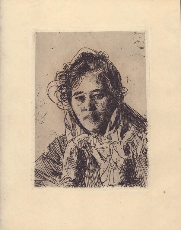 Anders Zorn - Anna, girl from Mora (Portrait of Anna Kråkbergs)