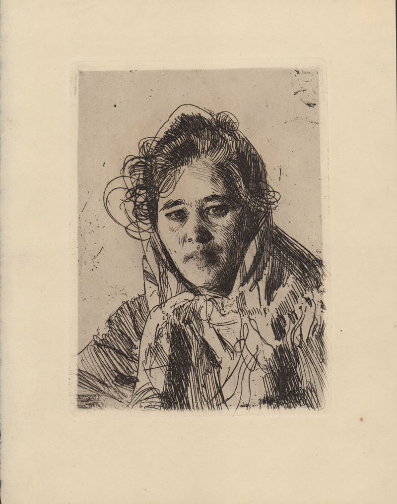Anders Zorn - Anna, Ragazza di Mora (ritratto di Anna Kråkbergs)