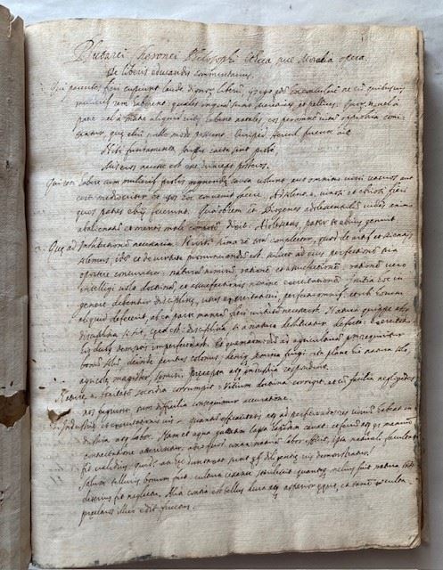 Plutarch. “plutarchi Cheronei Ethica, Sive Moralia Opera”. Italia, Fine del XVI Sec.