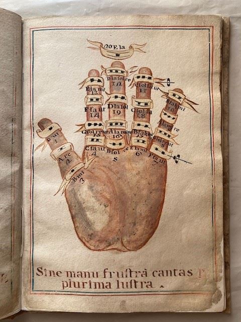 Anonimo. “sine Manu Frustra Cantas P(er) Plurima Lustra”. (italia, XVIII Secolo)