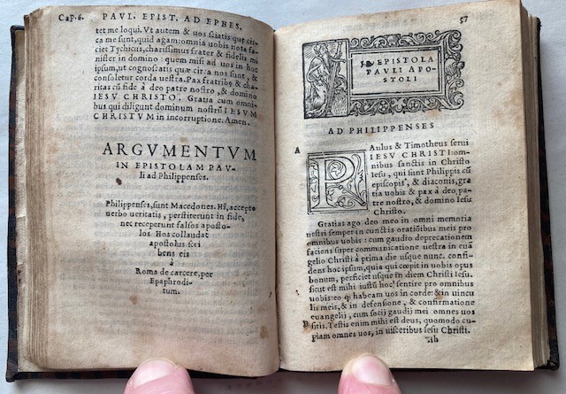 Pauli Apostoli Epistolae. Epistolae Catholicae. Apocalypsis Beati Ioannis. Paris, Pierre Regnault...