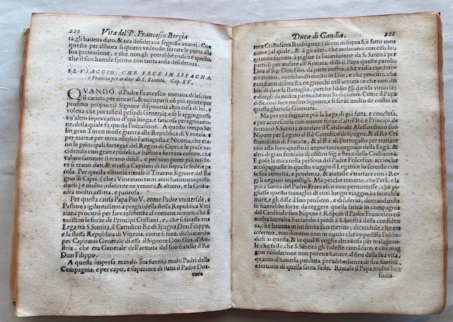Ribadeneira, P. Vita del P. Francesco Borgia, che Fu Duca di Gandia, e Poi Religioso, e Terzo Gen...