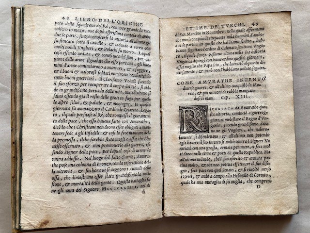Diaz Tanco De Fregenal, Vasco. Libro Dell' Origine, Et Successione Dell' Imperio De Turchi. Nuova...