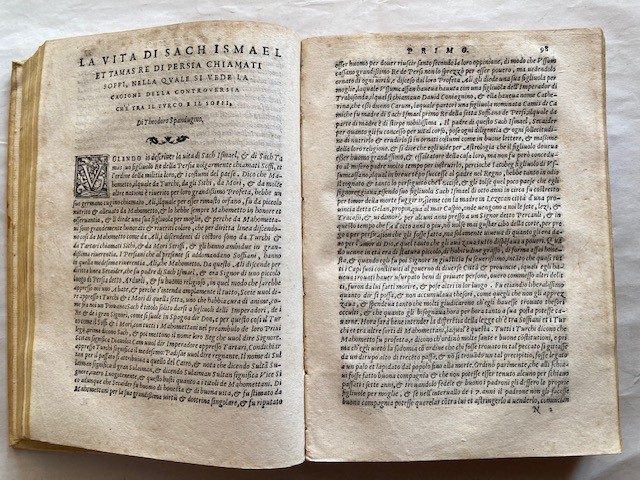 Sansovino Francesco. Dell'historia Universale Dell'origine Et Imperio De Turchi Raccolta da M. Fr...
