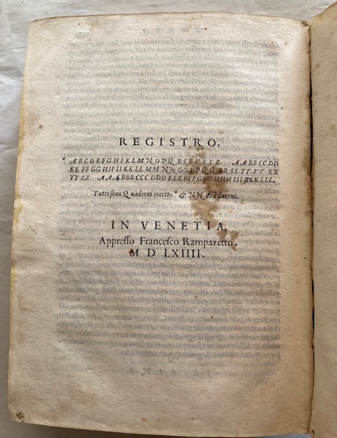 Sansovino Francesco. Dell'historia Universale Dell'origine Et Imperio De Turchi Raccolta da M. Fr...
