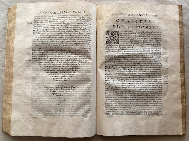 Piccolomini Francesco. De Rerum Definitionibus. Venice, Francesco De Franceschi ‘s Heirs, 1600.