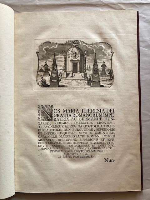 Constitutiones Insignis Ordinis Equitum S. Stephani Regis Apostolici. Viennae (wien), Typis Josep...