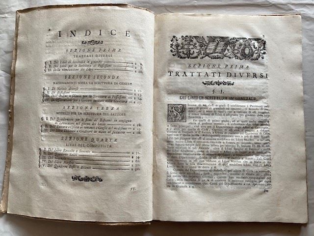 Scrittura di Possessioni per Bilancio di un Computista Fiorentino. in Firenze, nella Stamperia Gi...