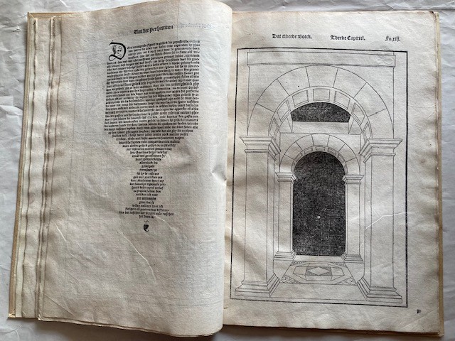 Serlio, Sebastiano. Den Eersten (- Tweeden) Boeck Van Architecturen Sebastiani Serlii, Tracterend...