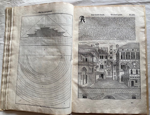 Serlio, Sebastiano. Den Eersten (- Tweeden) Boeck Van Architecturen Sebastiani Serlii, Tracterend...