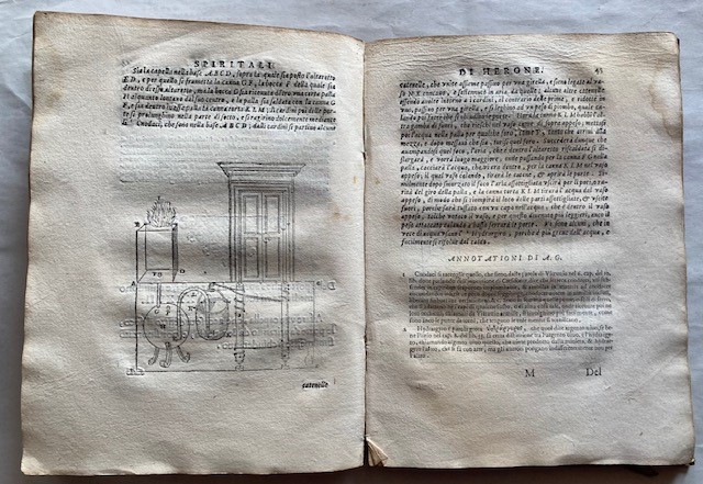 Erone di Alessandria. Spiritali di Herone Alessandrino Ridotti in Lingua Volgare da Alessandro Gi...