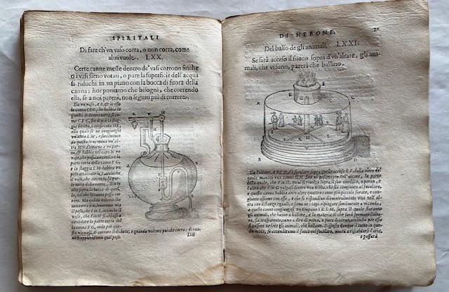Erone di Alessandria. Spiritali di Herone Alessandrino Ridotti in Lingua Volgare da Alessandro Gi...