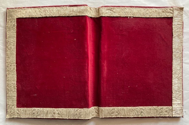 Bella Legatura Vuota (probabilmente di un Messale) del Sec. XVIII