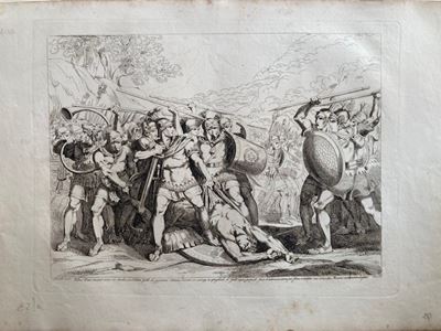 Pinelli, Bartolomeo. Bell'insieme di 45 Grandi Tavole Incise del Pinelli, Tutte Dedicate alla Sto...