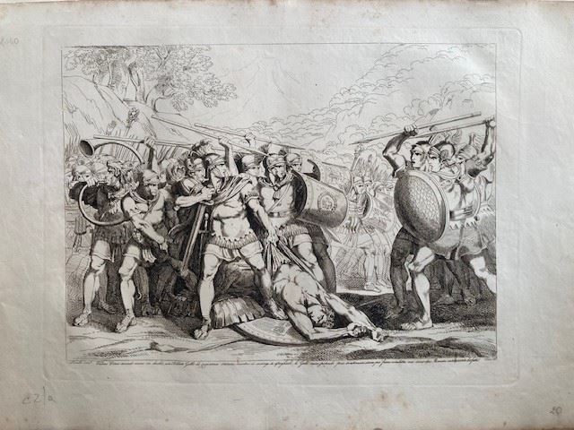 Pinelli, Bartolomeo. Bell'insieme di 45 Grandi Tavole Incise del Pinelli, Tutte Dedicate alla Sto...