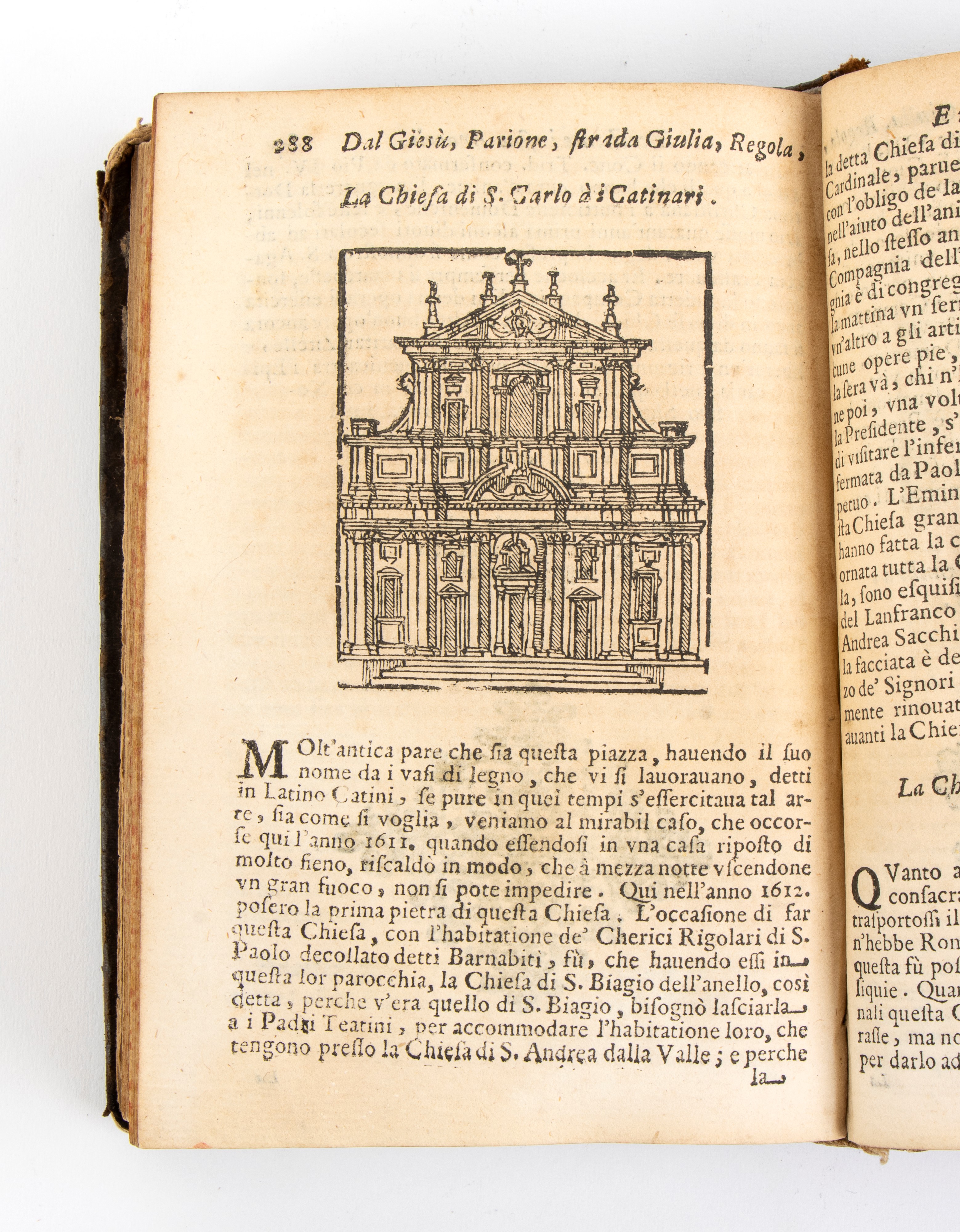 FRANZINI FEDERICO. ROMA ANTICA E MODERNA. Roma 1677