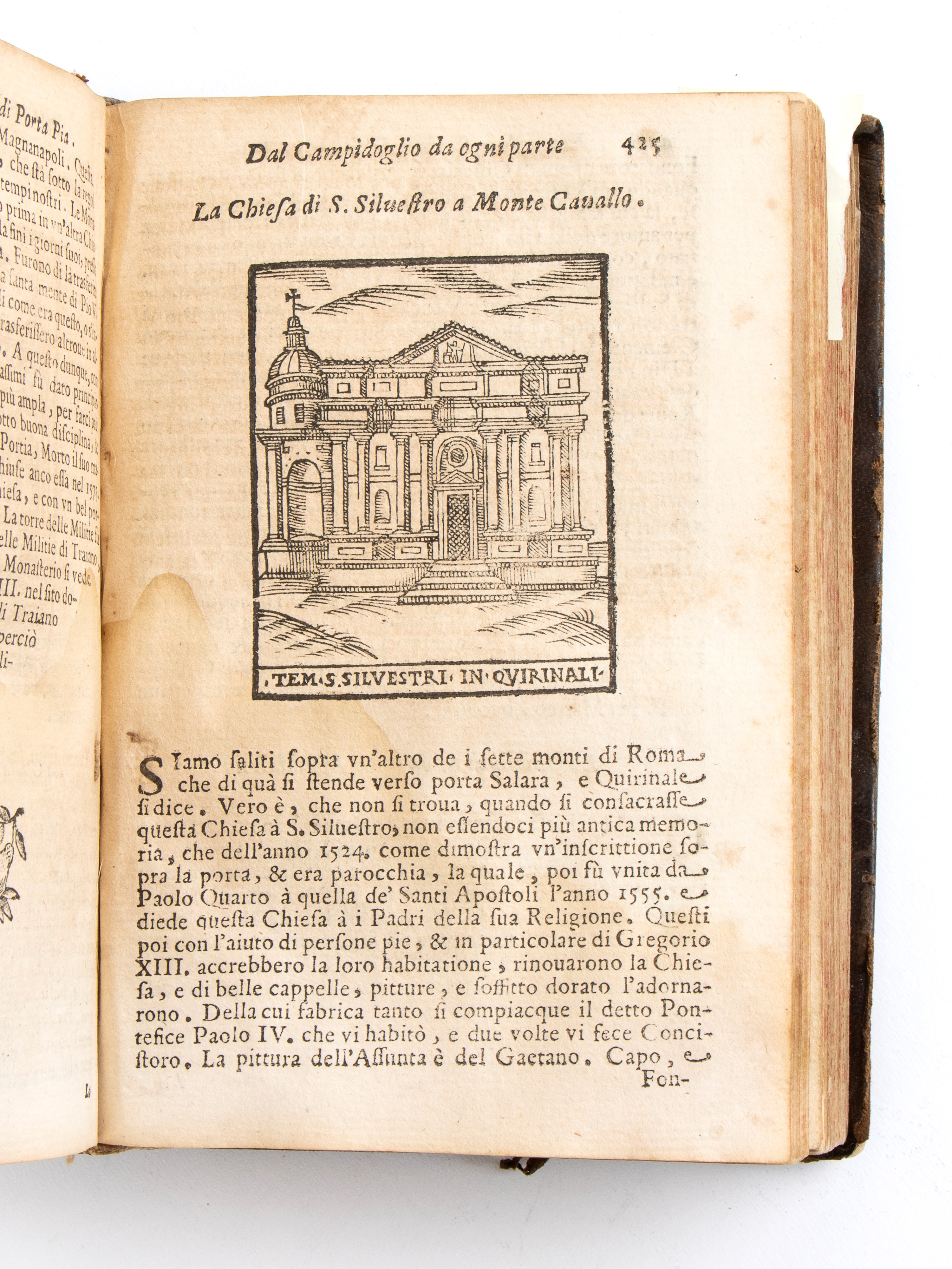 FRANZINI FEDERICO. ROMA ANTICA E MODERNA. Roma 1677