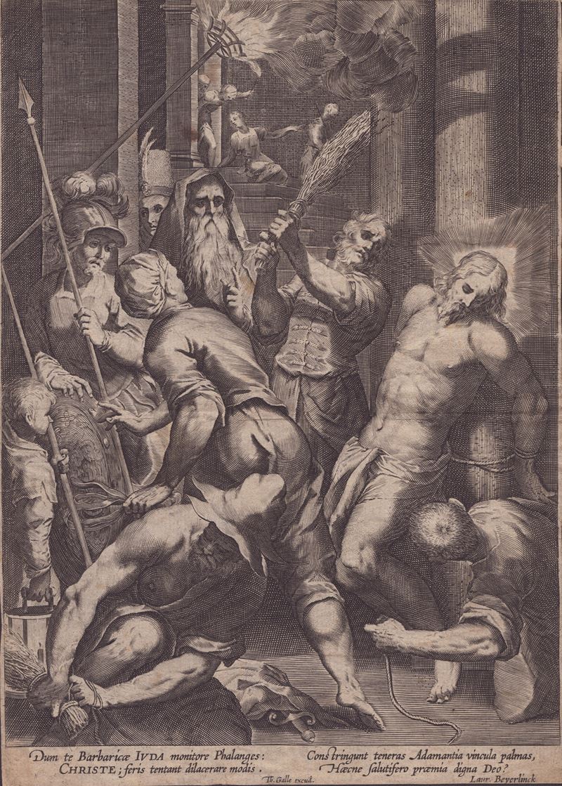 Theodoor Galle, Aegidius Sadeler II - La Flagellazione di Cristo