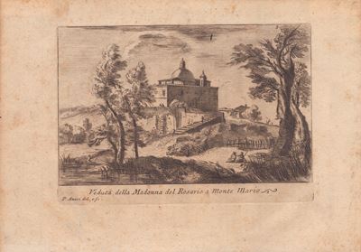 Veduta della Madonna del Rosario a Monte Mario