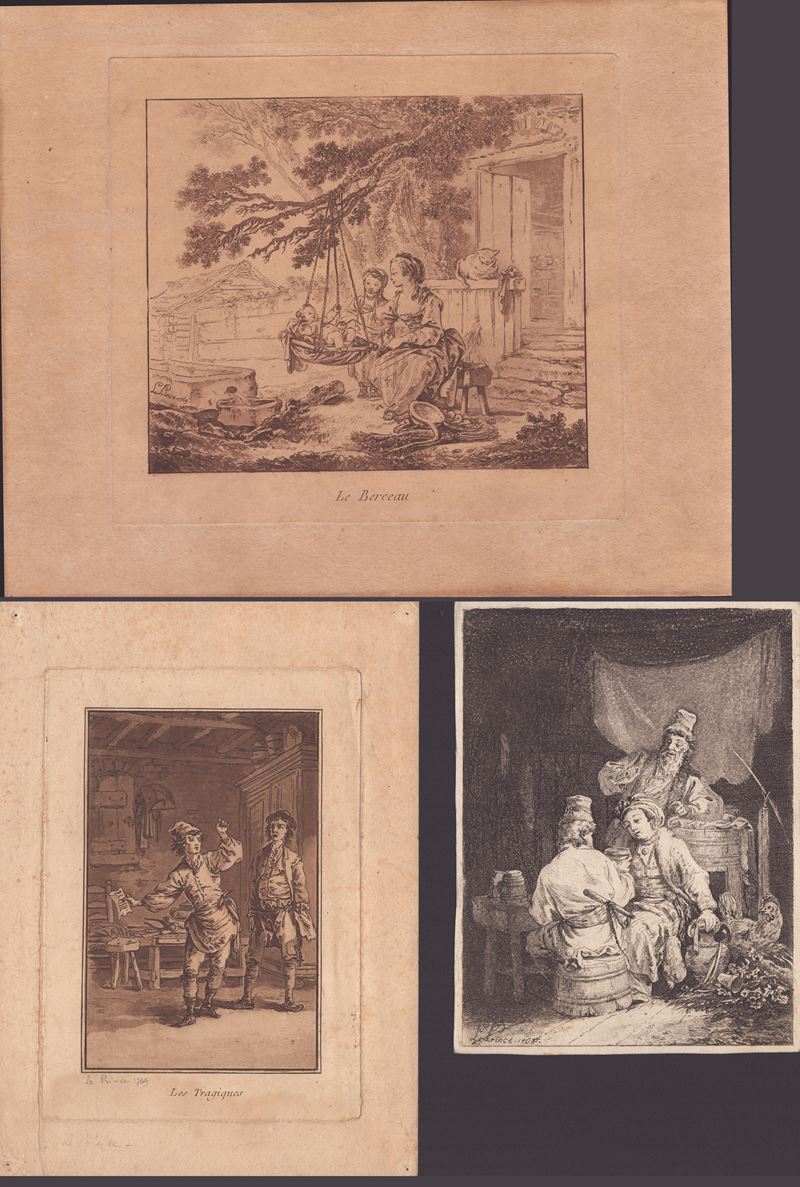 Jean Baptiste le Prince - Les Tragiques | le Berceau | le Chartier Et la Laitiere