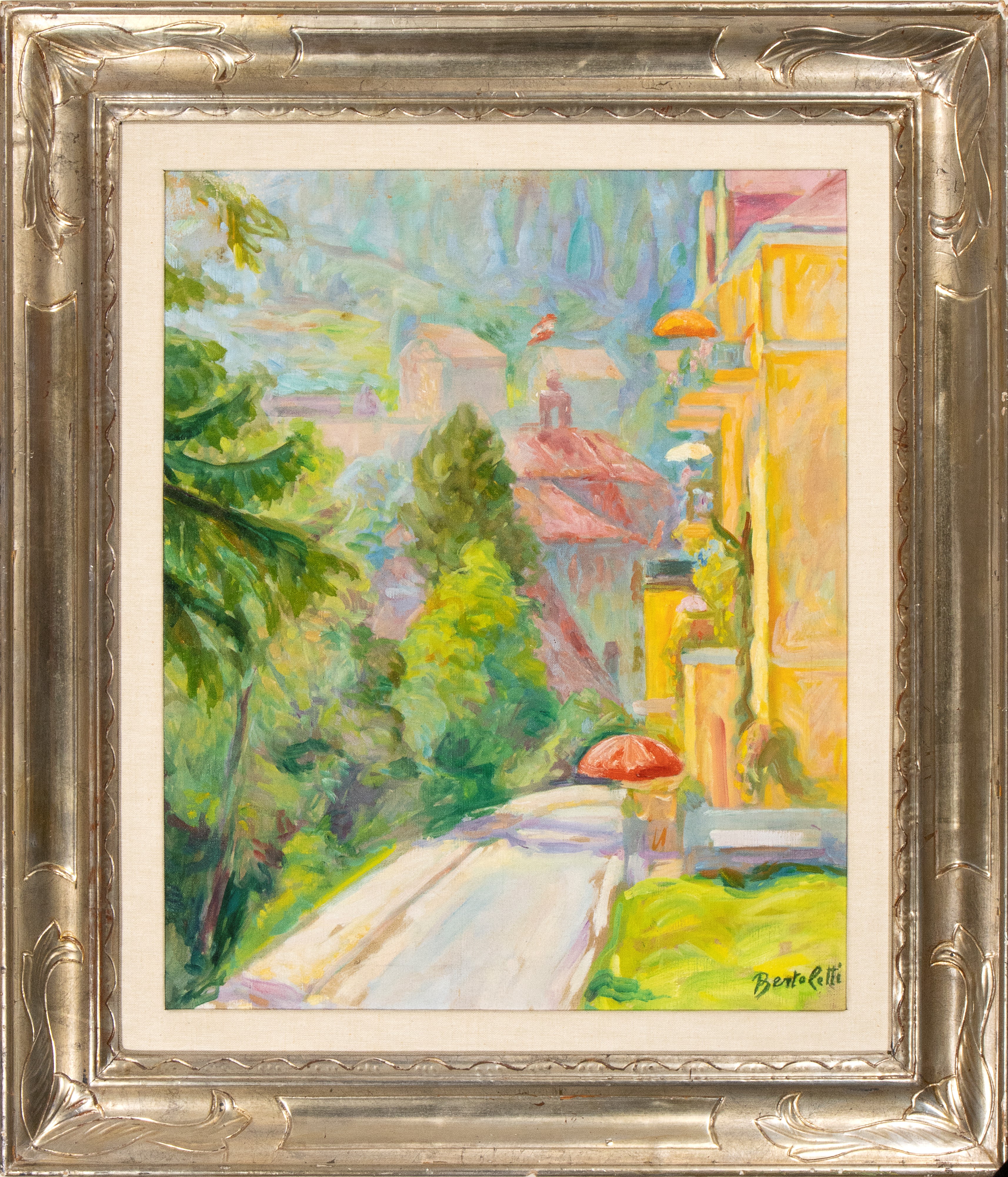 Nino Bertoletti - Paesaggio con Case