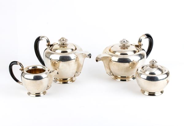 Italian silver tea and coffe set - Italy, early 20th century