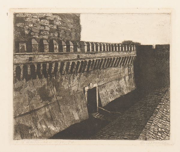 Umberto Prencipe - Il bastione (Castel Sat'Angelo a Roma)