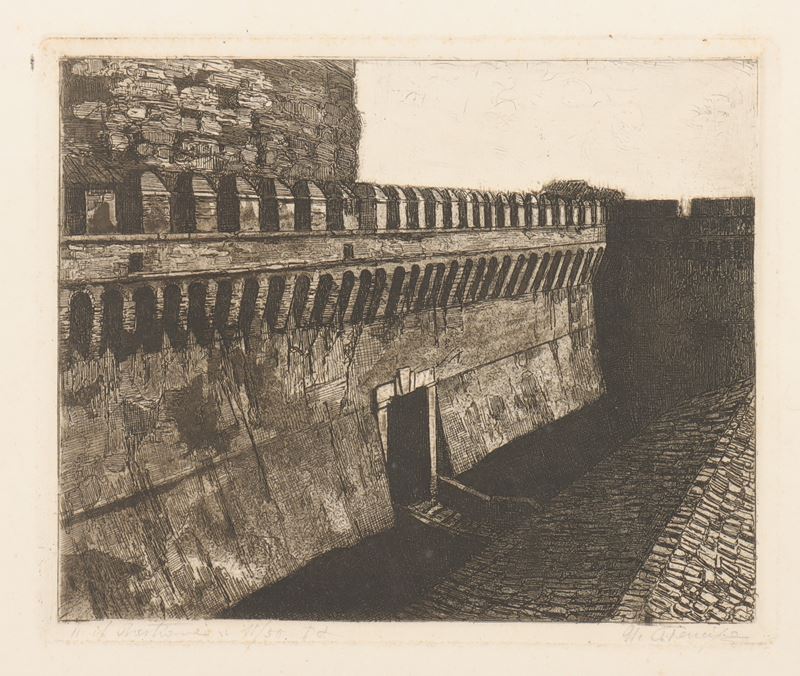 Umberto Prencipe - Il Bastione (castel Sat'angelo a Roma)