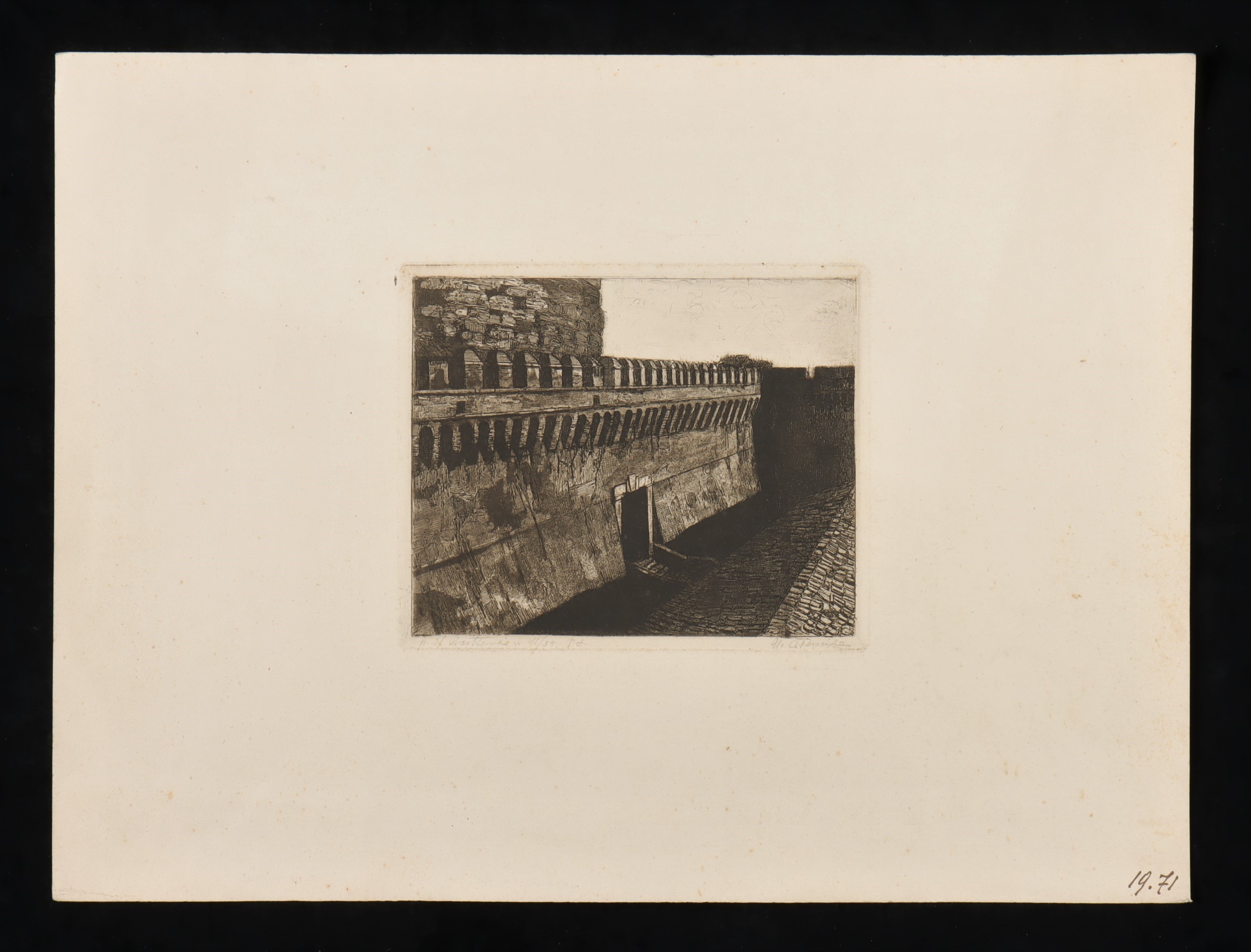 Umberto Prencipe - Il Bastione (castel Sat'angelo a Roma)