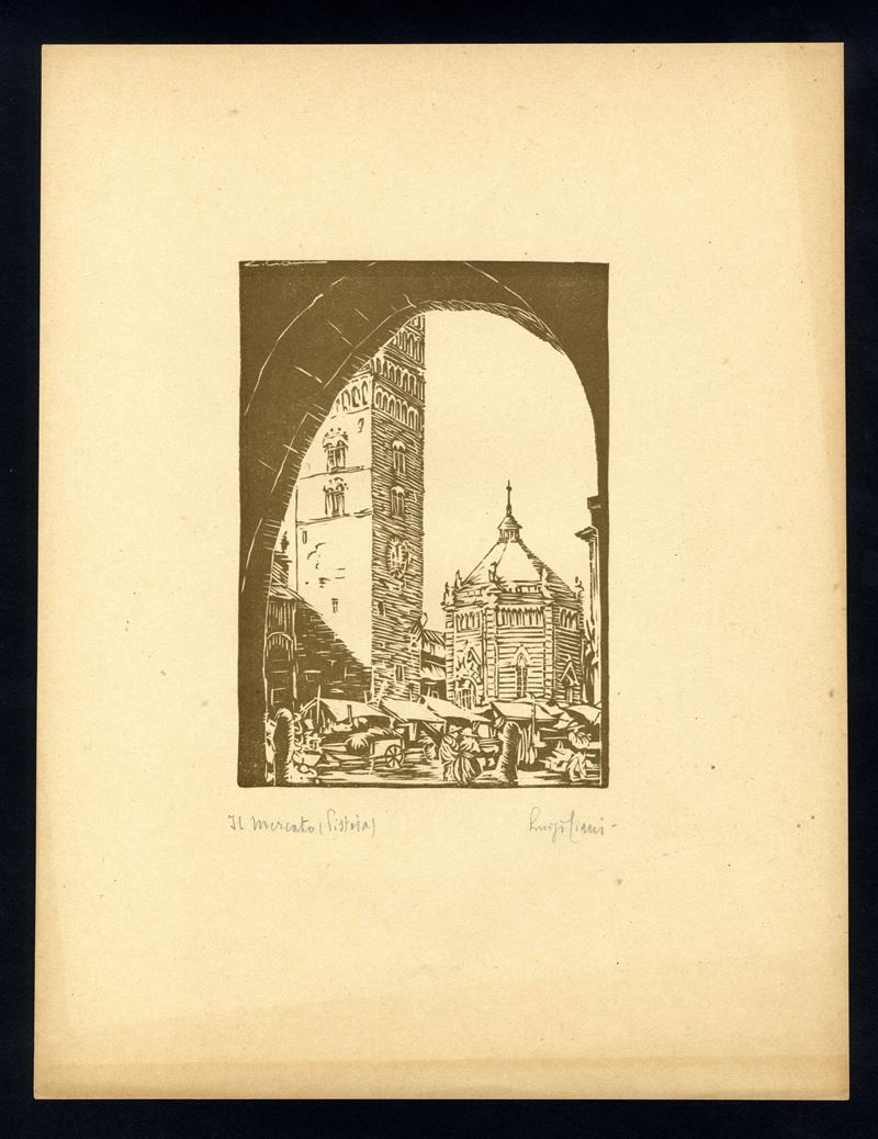 Luigi Ciani - Il Mercato (pistoia)