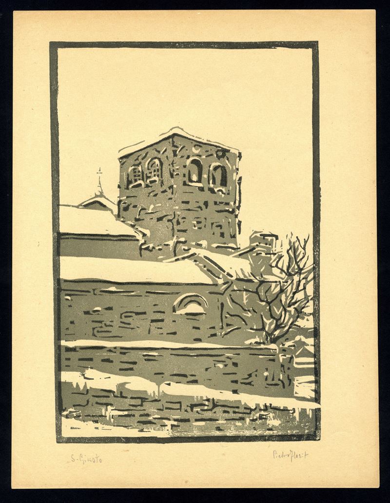 Pietro Florit - S. Giusto (trieste) Nevicata