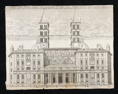 Veduta della Facciata Orientale della Basilica di Santa Maria Maggiore