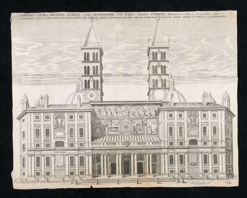 Veduta della Facciata Orientale della Basilica di Santa Maria Maggiore