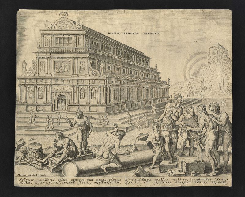 Philip Galle - Il Tempio di Diana Ad Efeso