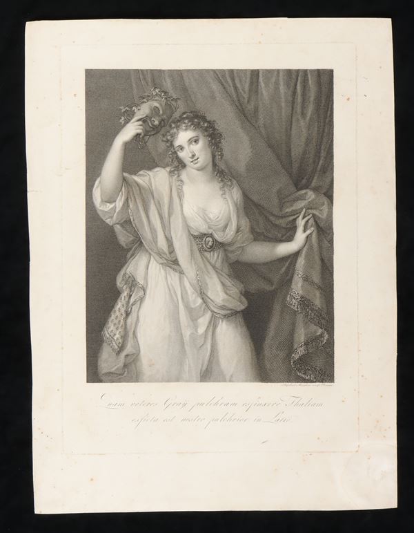 Raffaello Morghen (1758ca.-1833) - La musa Thalia