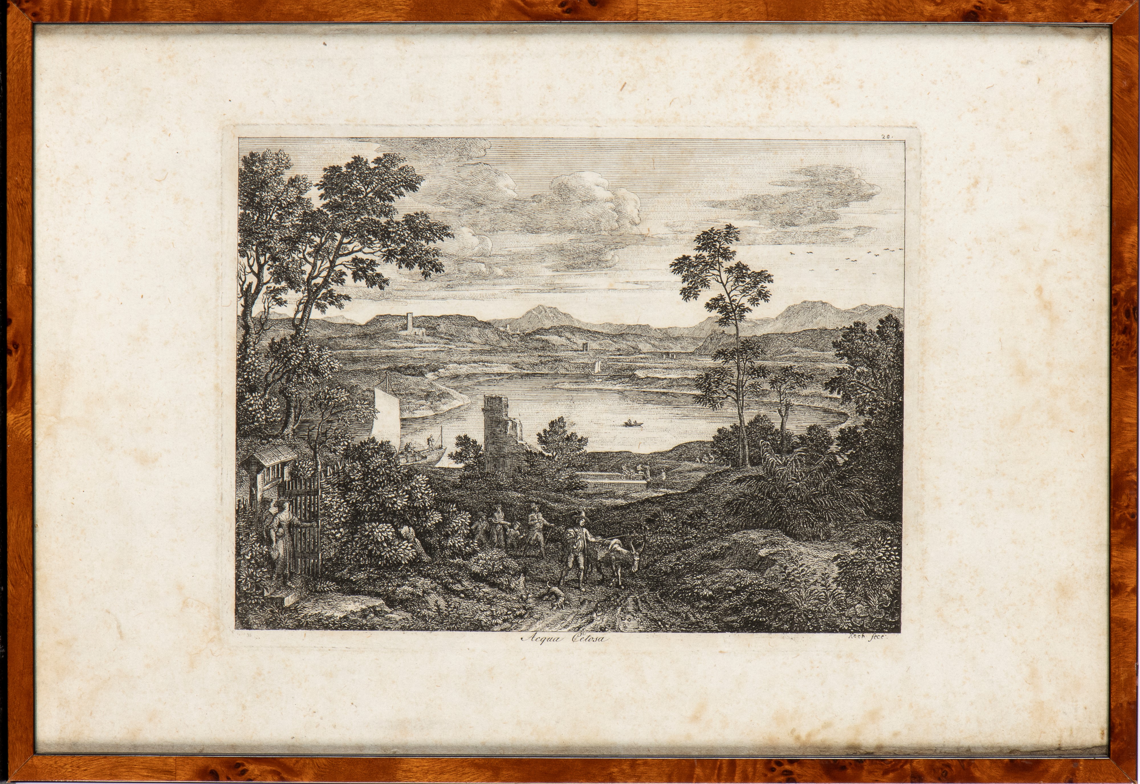 Joseph Anton Koch - Castel Madama | Acqua Cetosa