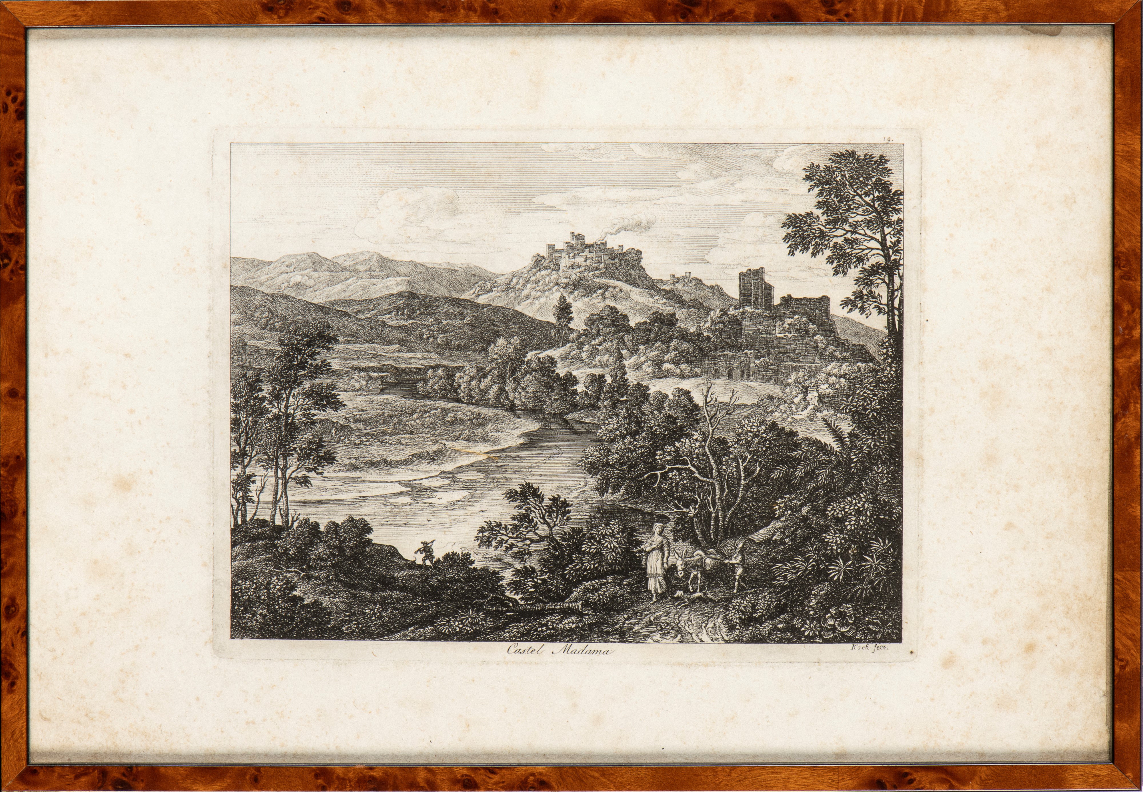 Joseph Anton Koch - Castel Madama | Acqua Cetosa