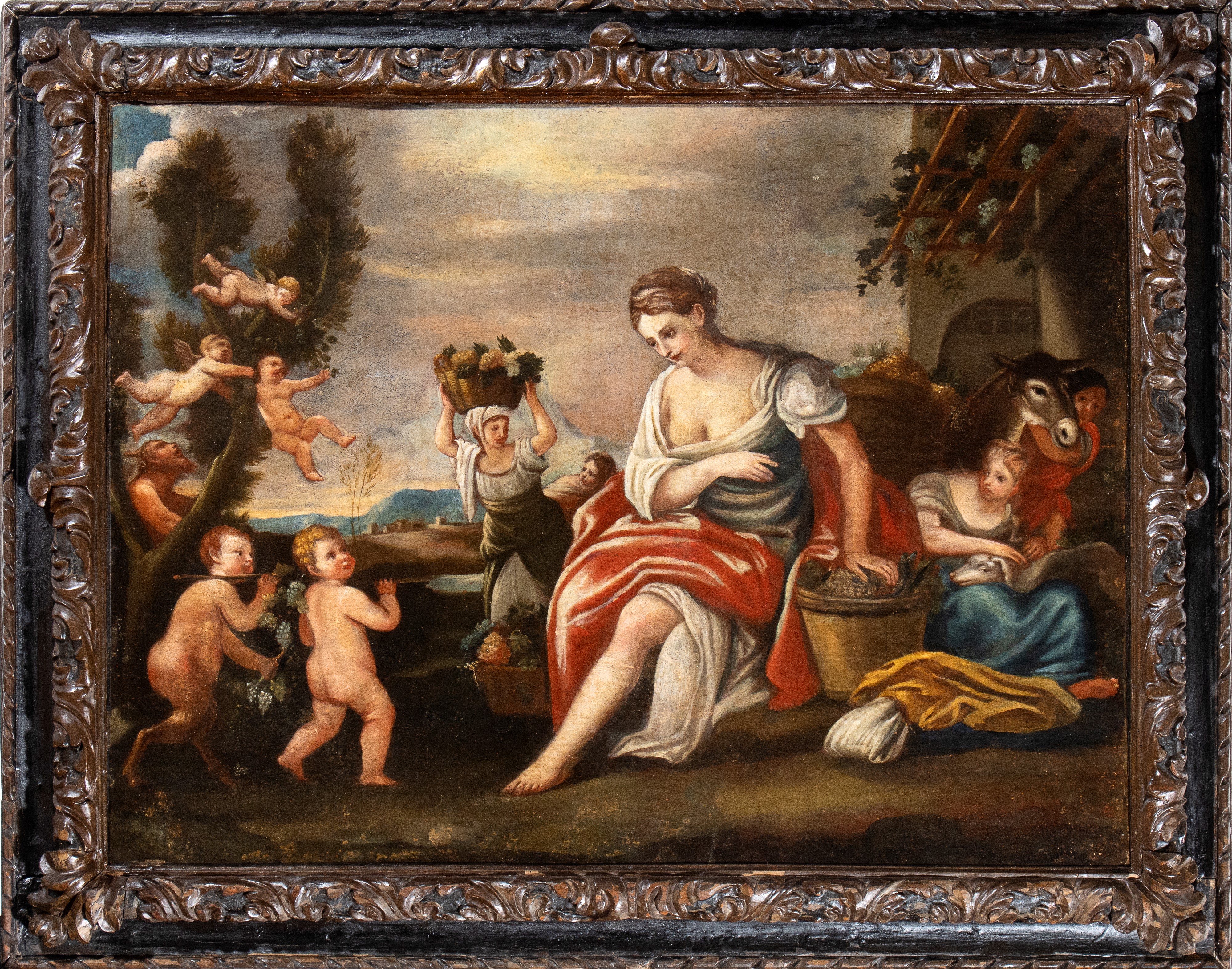 Scuola Napoletana, XVIII Secolo - La Vendemmia