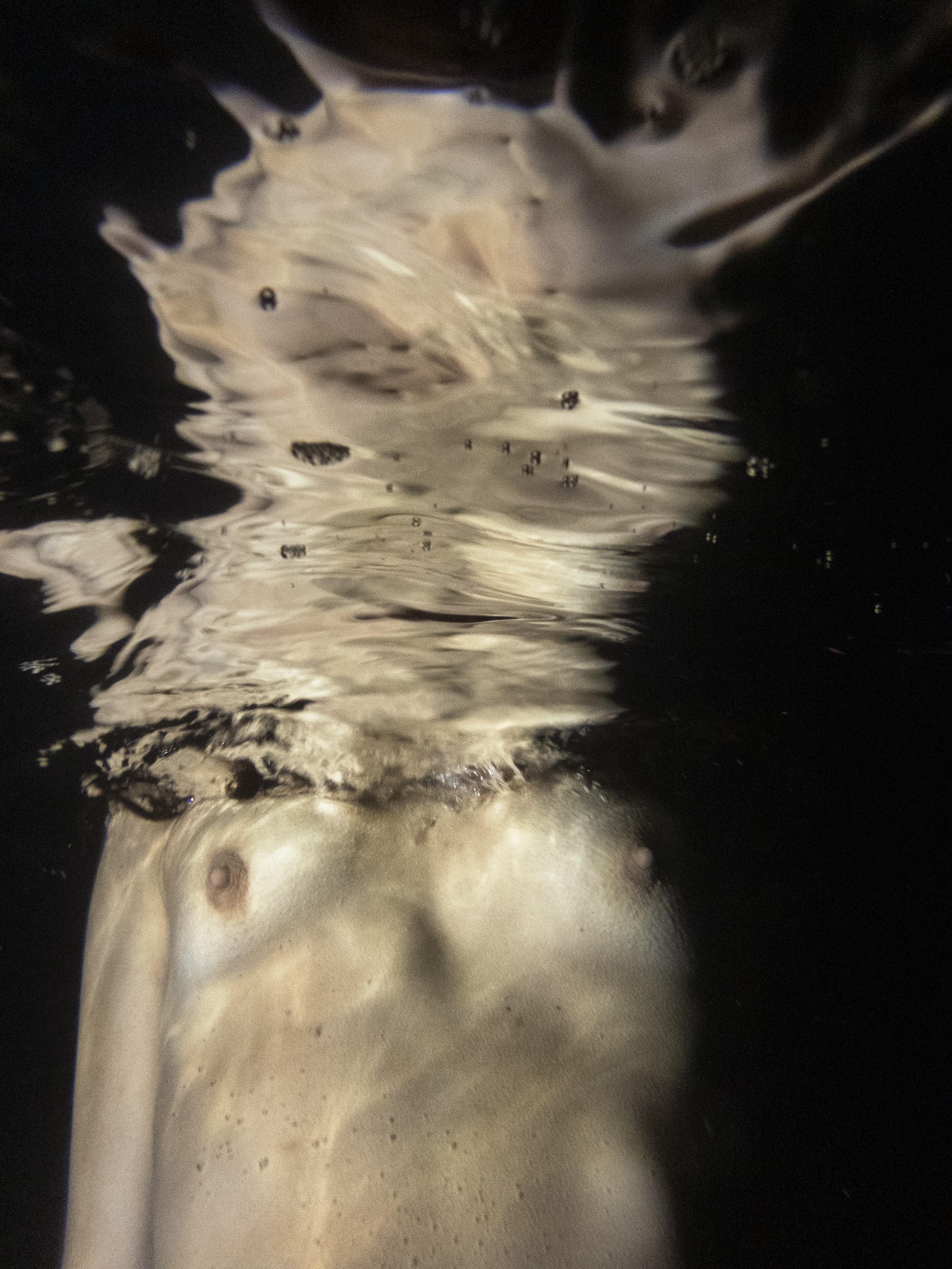 Martina Cirese - A) Woman Underwater #5. Marseille, France 2020; B)woman Underwater #3. Marseille...