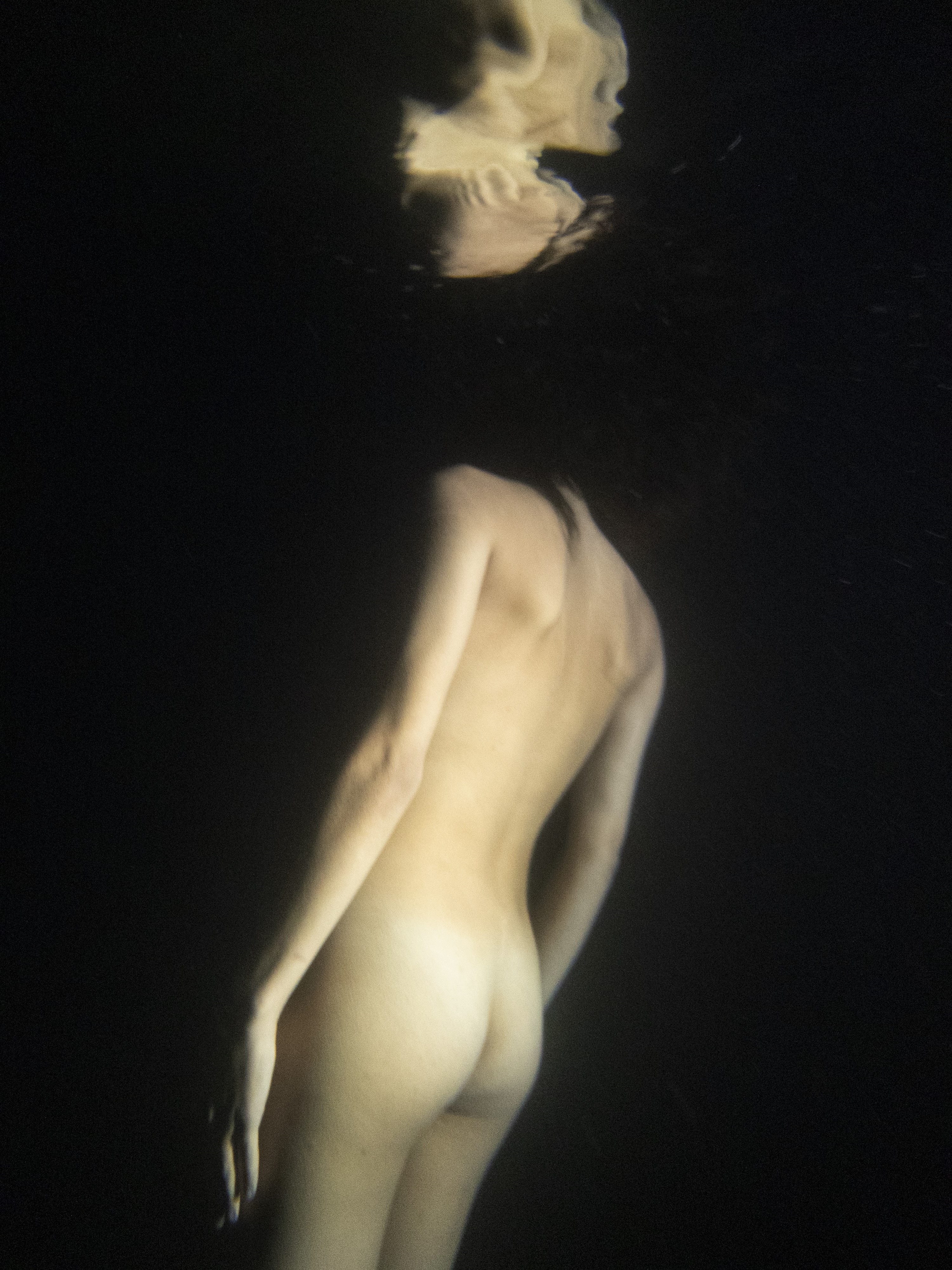 Martina Cirese - A) Woman Underwater #5. Marseille, France 2020; B)woman Underwater #3. Marseille...