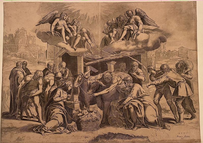 Battista Franco - L’adorazione dei Pastori