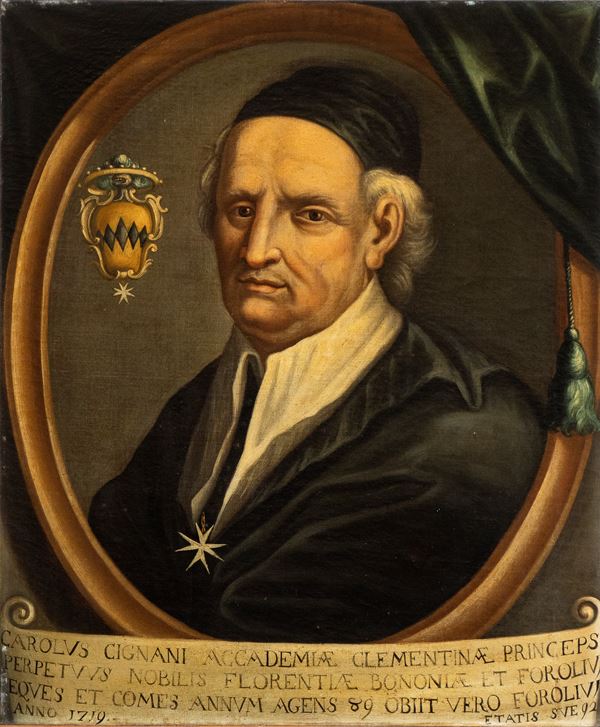 Artista bolognese, prima met&#224; XVIII secolo - Portrait of Carlo Cignani