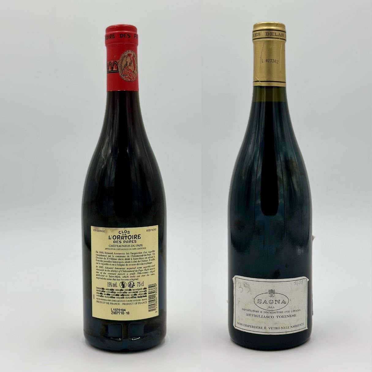 Delas Freres Châteuneuf Du Pape Haute Pierre - Ogier Clos De L'oratoire Des Papes, Châteuneuf-du-...