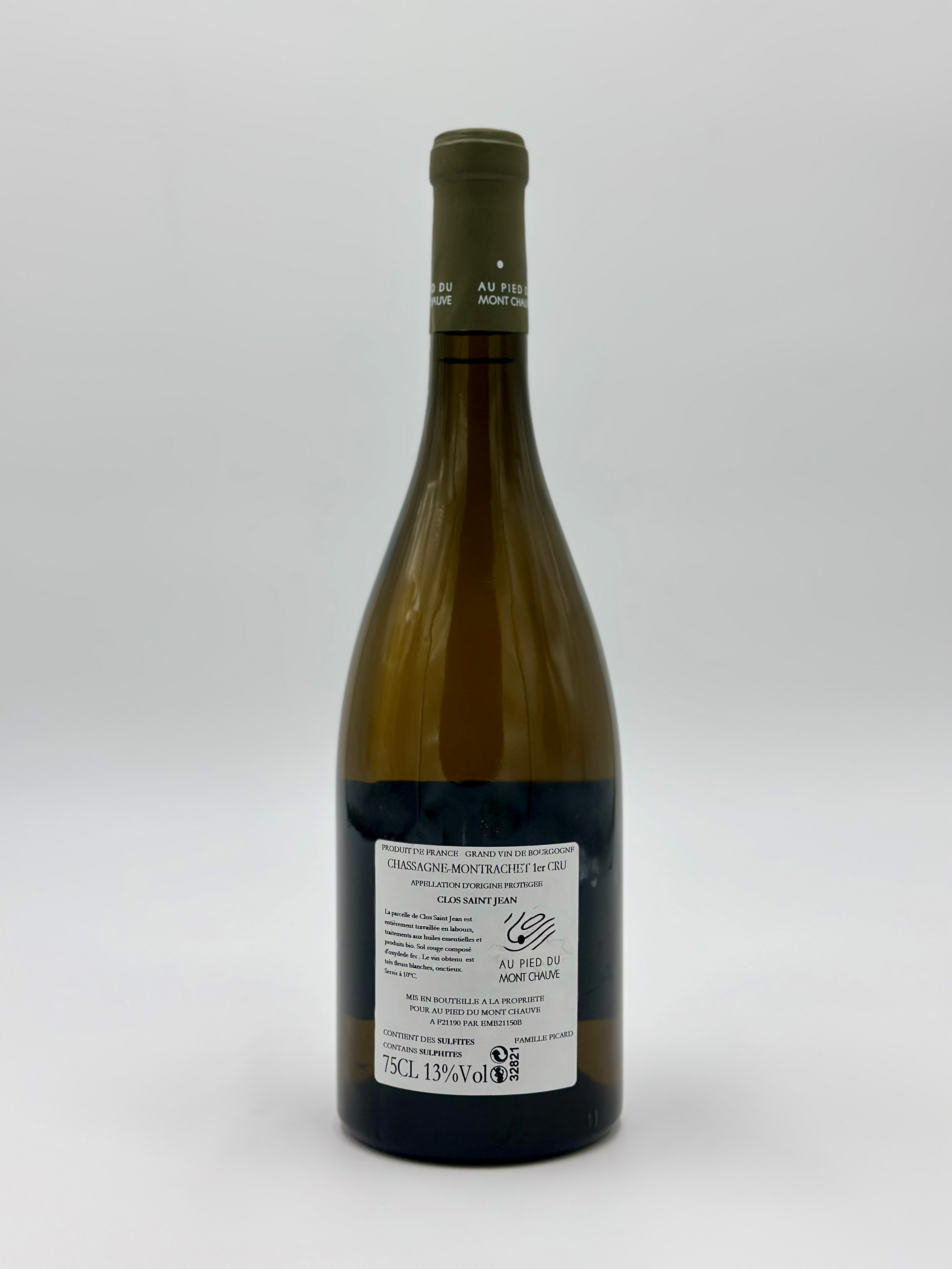 Chassagne Montrachet, Clos Saint Jean 1er Cru