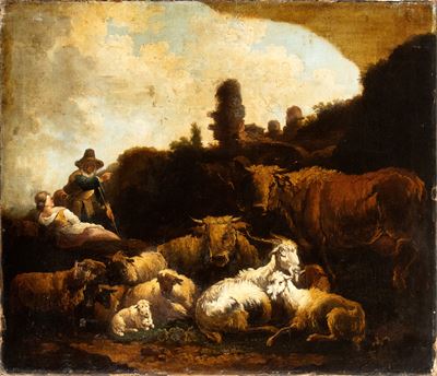 Paesaggio con Pastori e Armenti