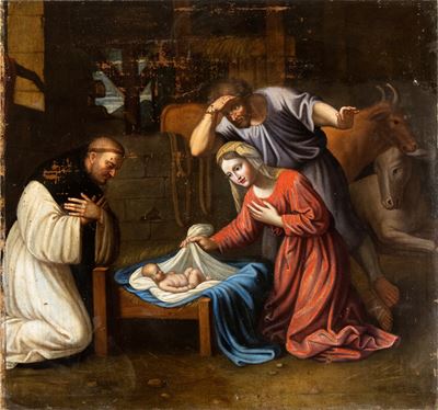 Natività con Frate Domenicano