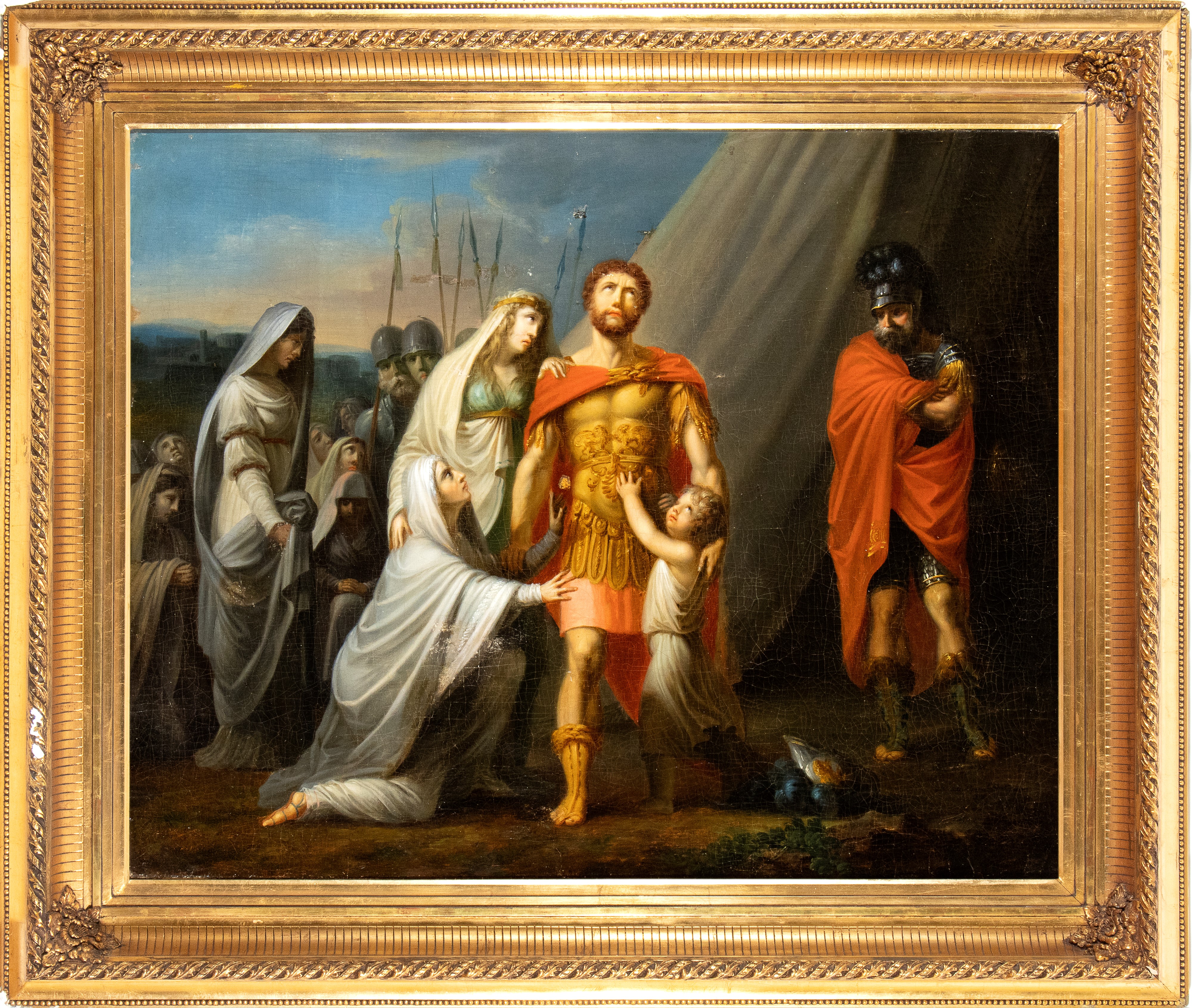 Artista Neoclassico, Primi Decenni del XIX Secolo, Jan Kutálek Johann Guttaleck - Veturia e Volum...