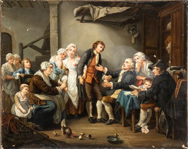 Jean Baptiste Greuze - Le nozze del villaggio