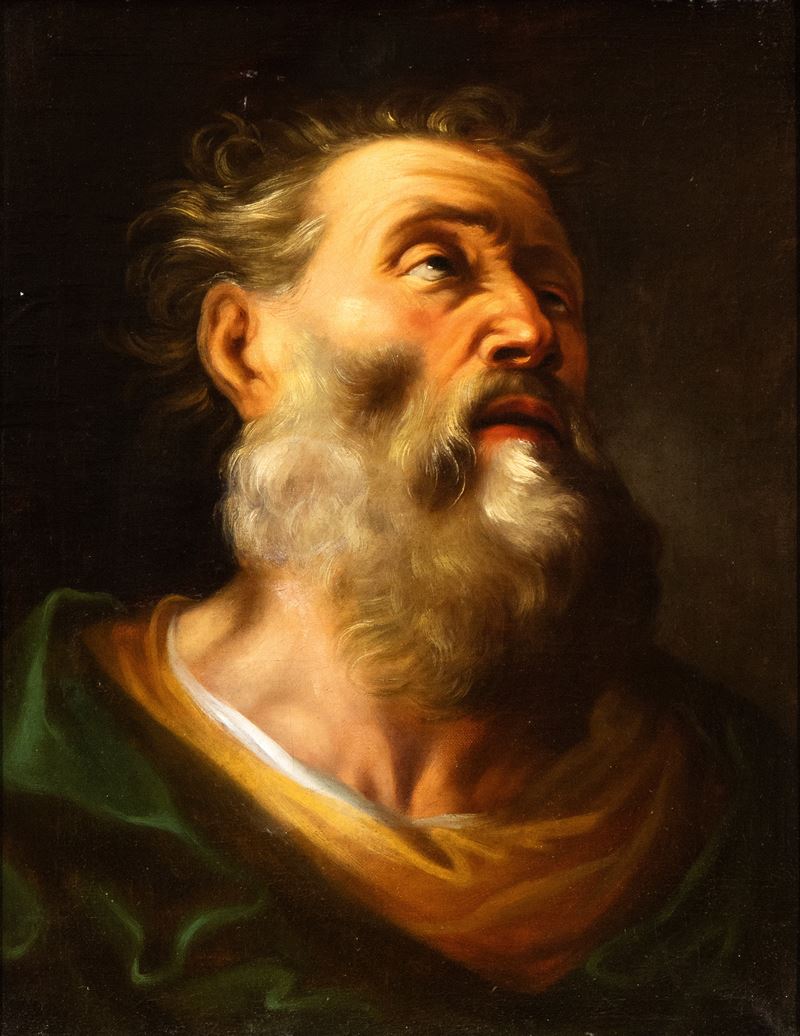 Anton Van Dyck - Testa di Apostolo