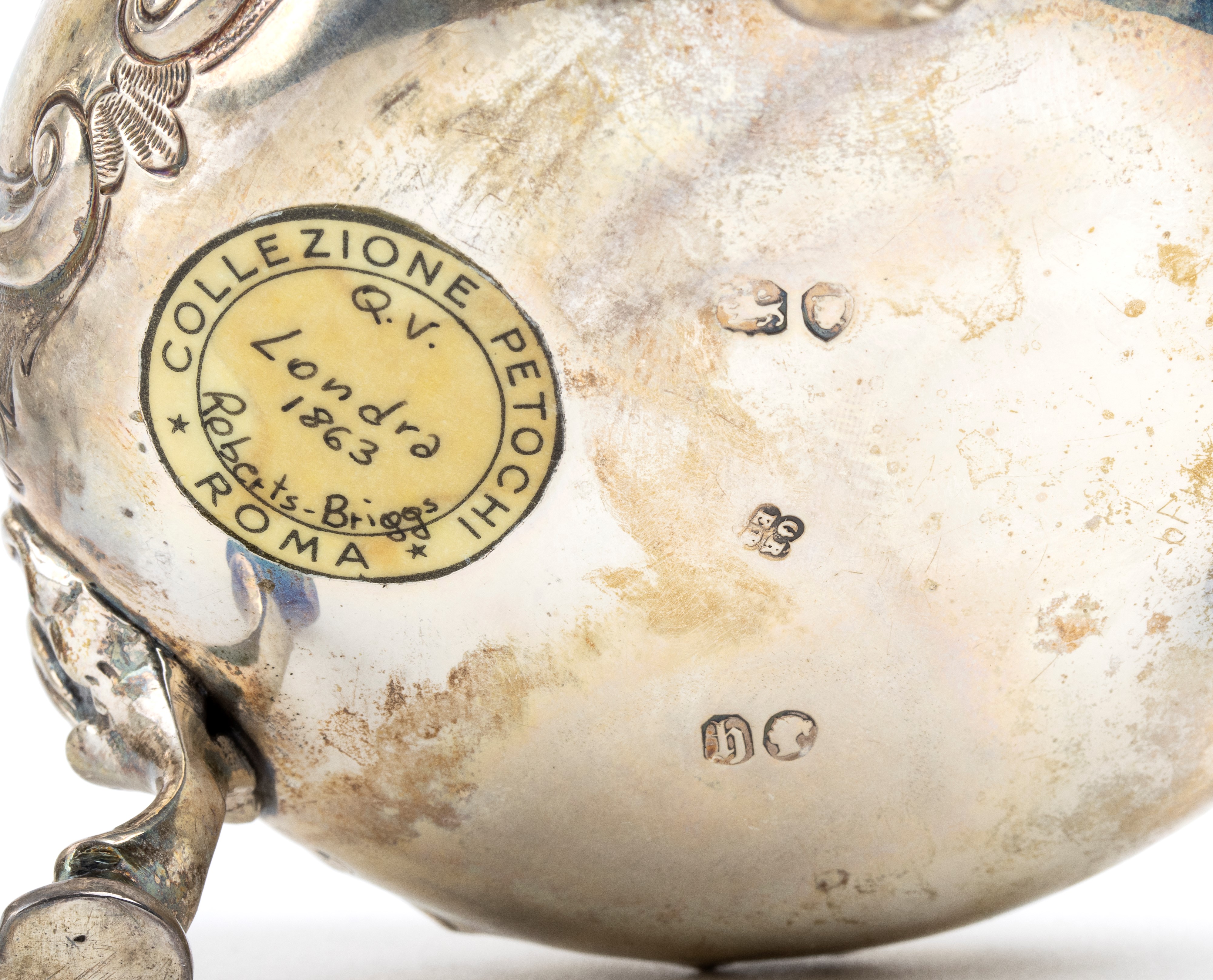 George John Richards & Edward Charles Brown - Coppia di Saliere Vittoriane Inglesi in Argento